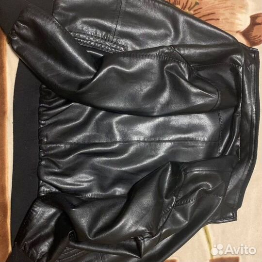 Кожаная куртка мужская