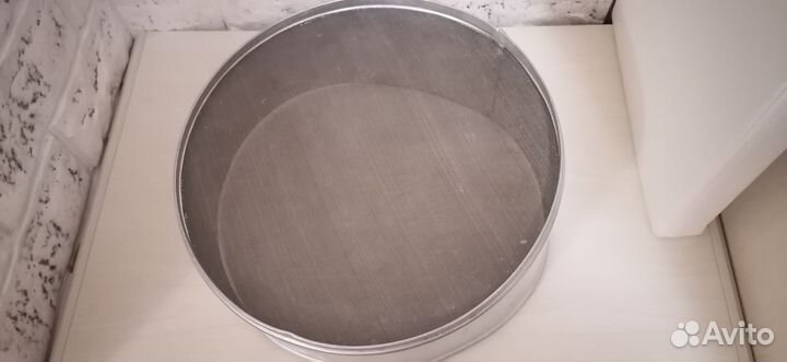 Сито производственное 29 см алюминиевое