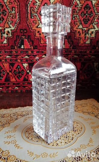 Штофы и графины СССР хрусталь