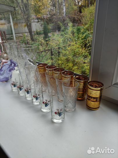 Стаканы и вазы