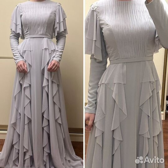 Вечернее платье в пол 38 размер