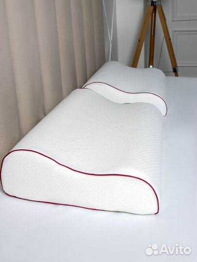 Анатомическая подушка для сна с эффектом памяти. К
