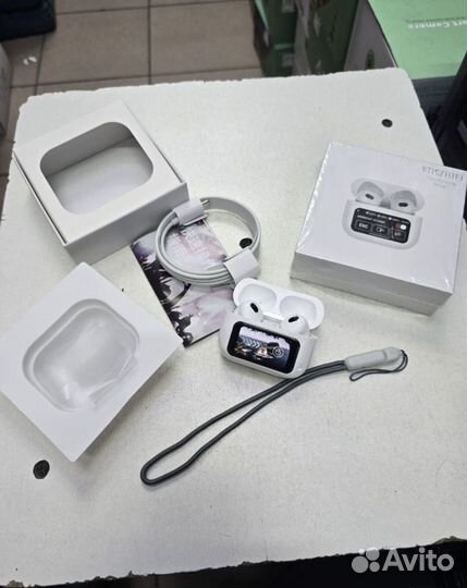 Беспроводные наушники airpods 3 с дисплеем