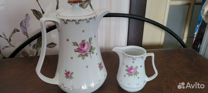 Сервиз роза ГДР(частями)