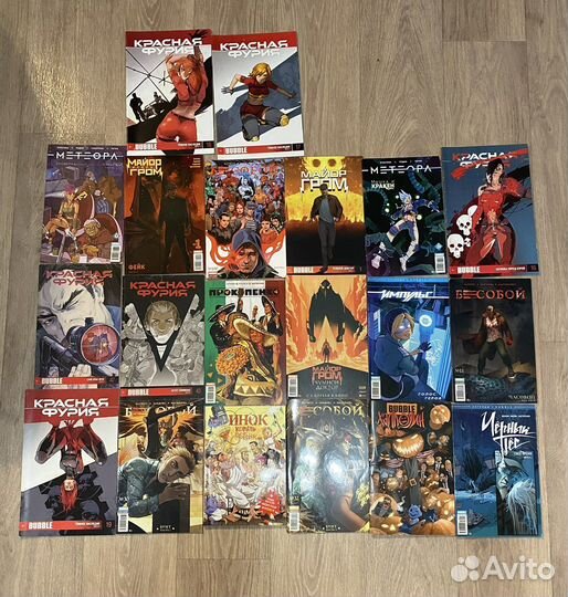 Комиксы marvel и bubble и другой стафф