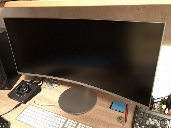 Монитор samsung 34 C34F791WQI 3440x1440 изогнутый