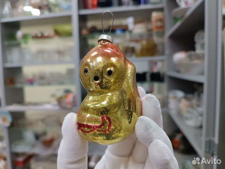 Советская Ёлочная Игрушка Белка Сделано В СССР