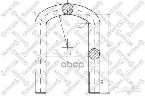 Стремянка с гайкой 101/185xM24x3x436-U BPW
