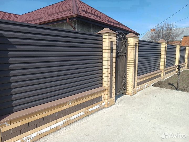 Забор жалюзи под заказ