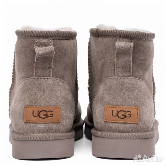 Угги женские зимние натуральные ugg Mini II Smoke