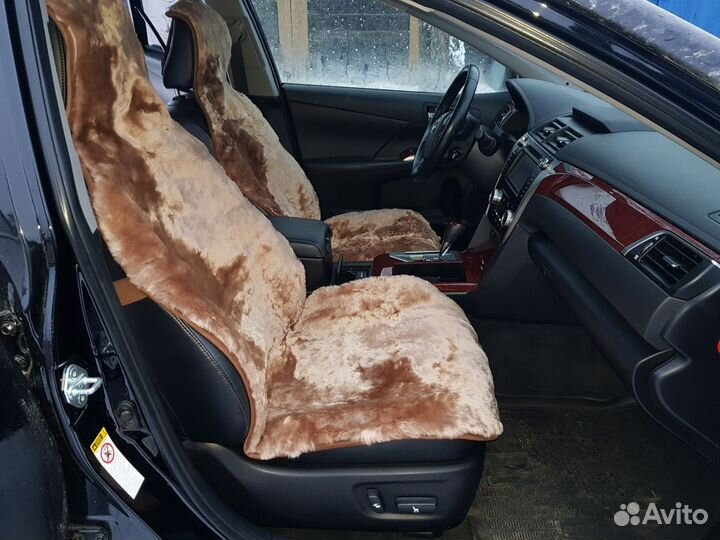 Автонакидка из Меха Натуральный Овчина