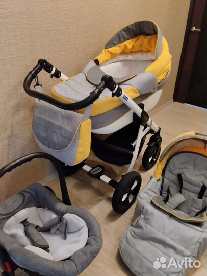 Коляска 3 в 1 adamex