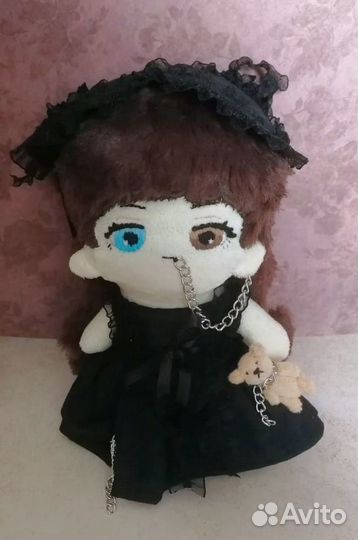 Игрушка плюшевая омодоки по образу Pullip Noir