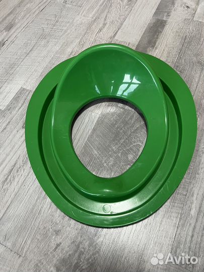 Сидушка на унитаз детская зеленая