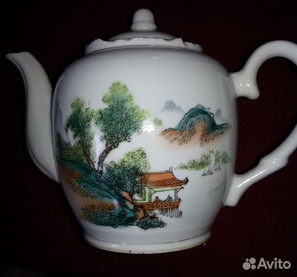 Старый чайник японский