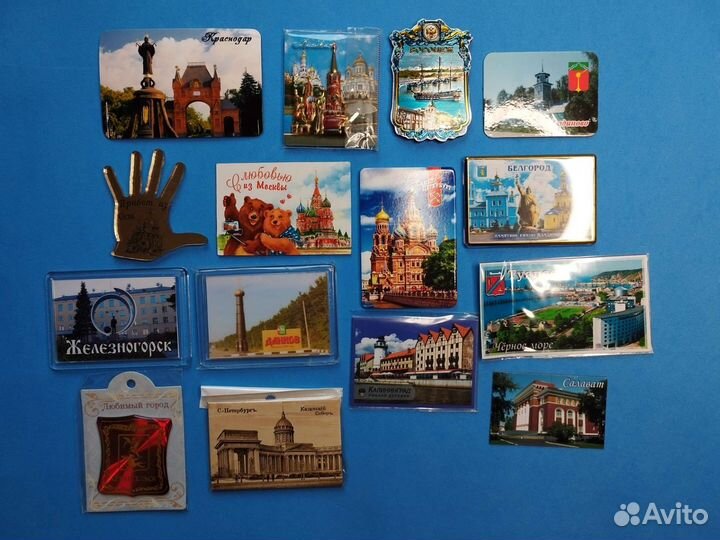 Магниты на холодильник города россии