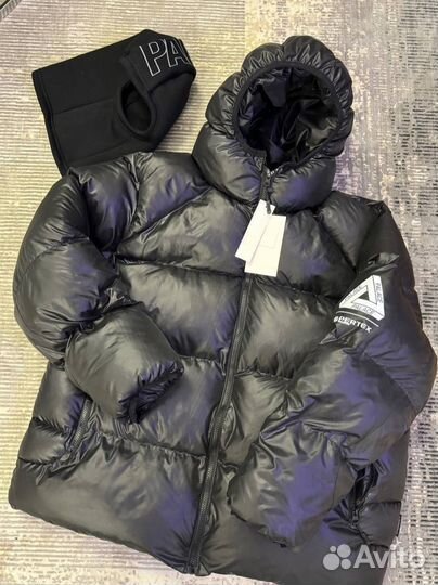 Пуховик palace pertex balaclava puffa зимний