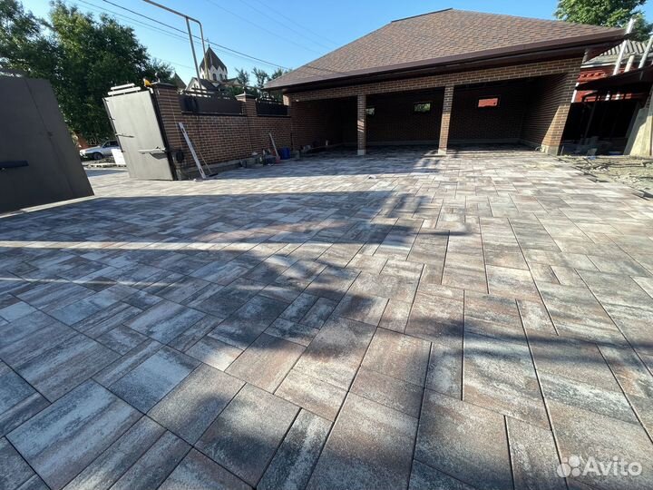 Тротуарная плитка и доставка от 100м2