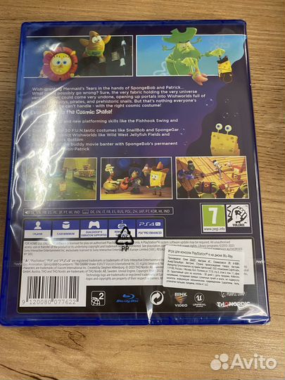 SpongeBob SquarePants: The Cosmic диск для PS4