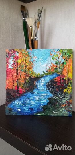 Картина маслом Осенний пейзаж