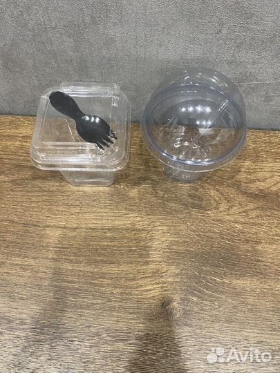 Одноразовые стаканы 200мл с крышкой