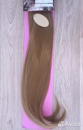 Пряди на заколках из термоволокна 65 см