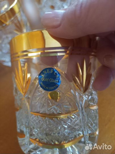 Хрустальные бокалы богемия