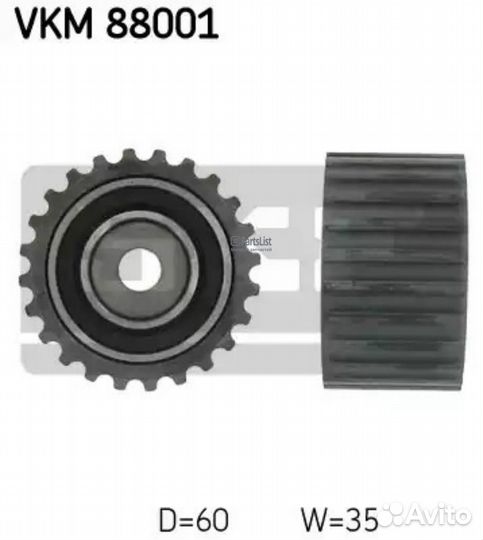 SKF VKM88001 Ролик отклонит.зуб.ремня