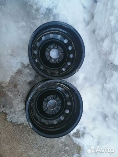 Стальные диски r15 2 шт
