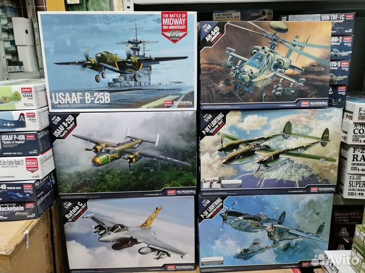 Сборные модели авиации academy 1 48