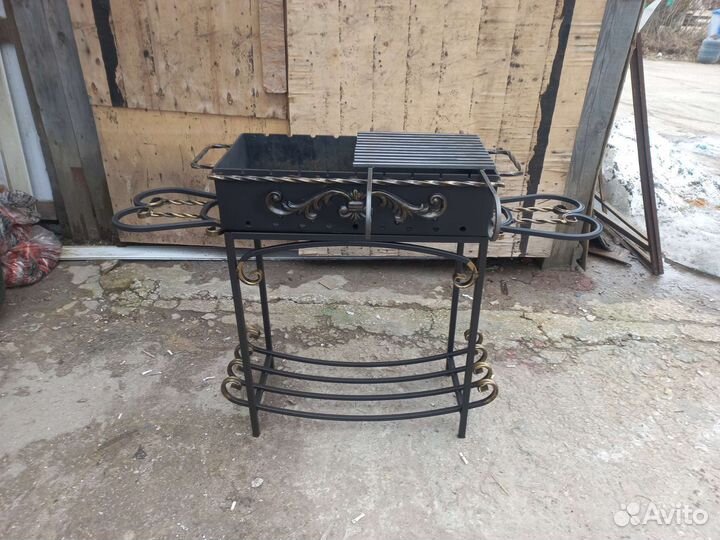 Кованый мангал Килиманджаро, сталь 6 мм