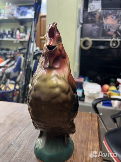 Глиняный кувшин СССР петушок