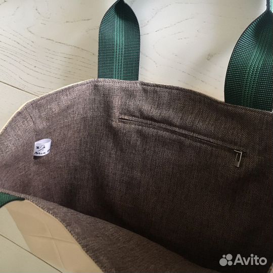 Шоппер из экокожи