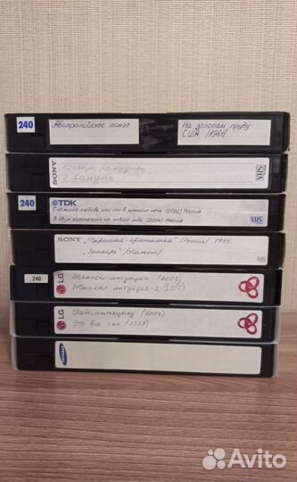 Видеокассеты vhs