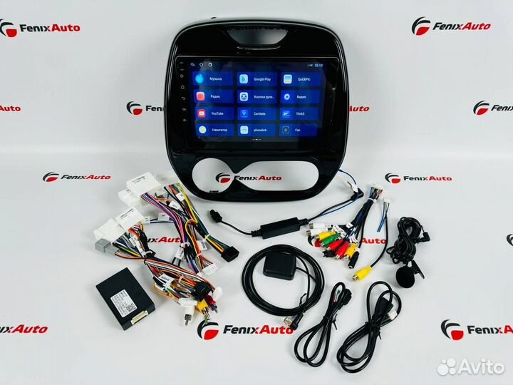 Магнитола Renault Kaptur климат Android 2-32 Гб