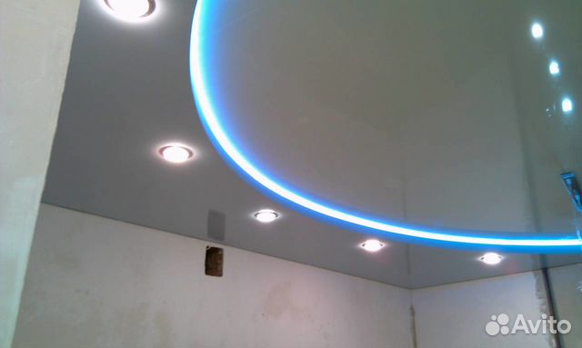 Натяжные потолки любой степени сложности