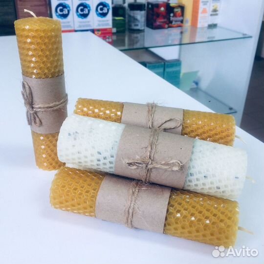 Свечи из Вощины с травами