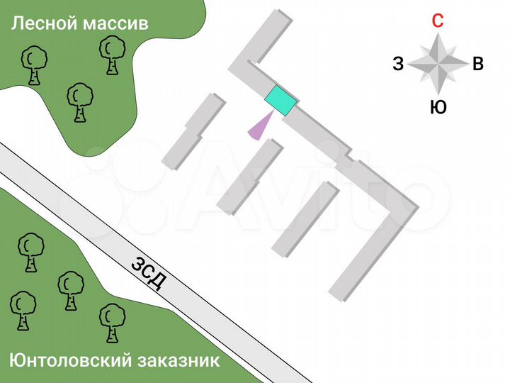 Квартира-студия, 28,3 м², 6/13 эт.