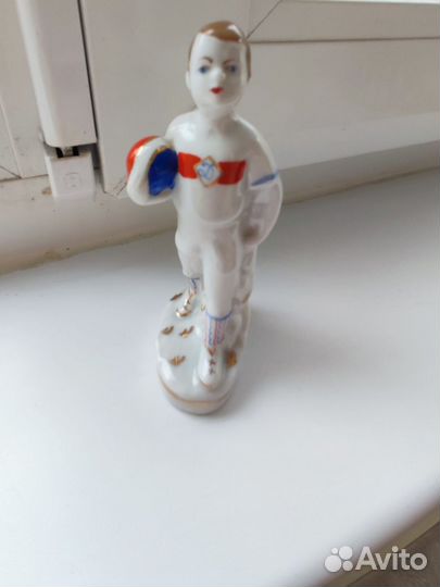 Статуэтка фарфор СССР футболист Динамо