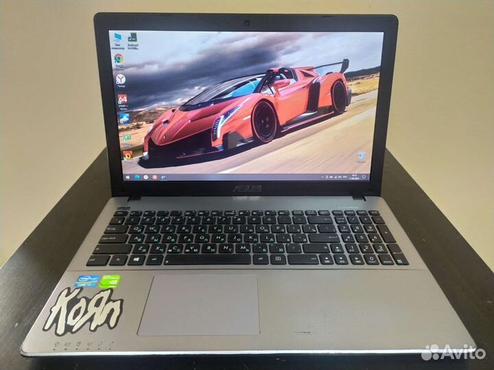 Asus X550CC i7 3537u. 8gb GT720m 2gb. 3часа