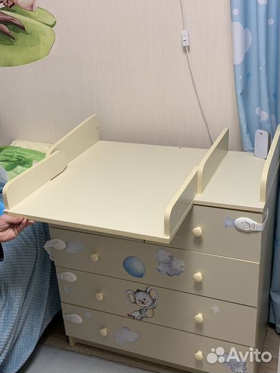 Пеленальный комод трансформер