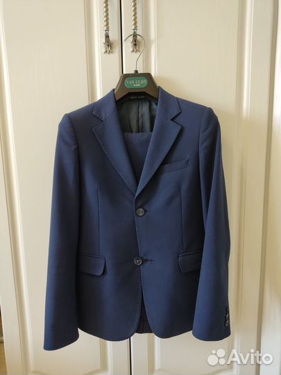 Школьный костюм для мальчика 152 синий