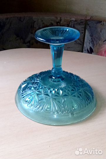 Ваза, купоросное стекло, зав. Свердлова