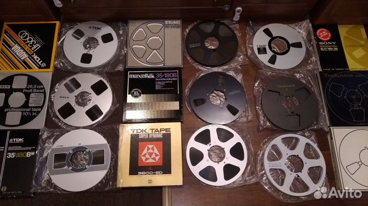 Teac pioneer akai basf tdk sony nab наб катушка