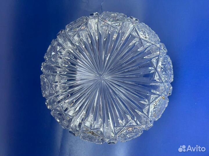 Салатник хрустальный большой СССР