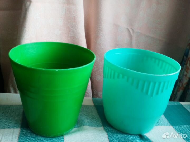 Горшок для цветов пластмассовый 18см выс. колпино