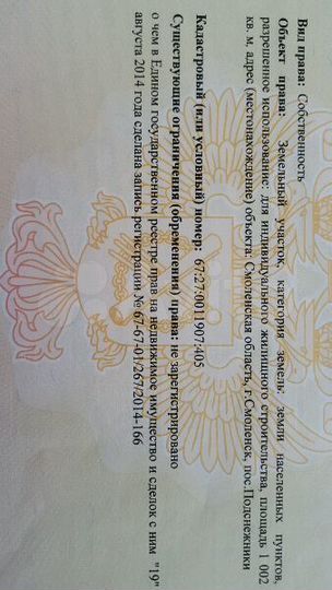 Участок 20 сот. (ИЖС)