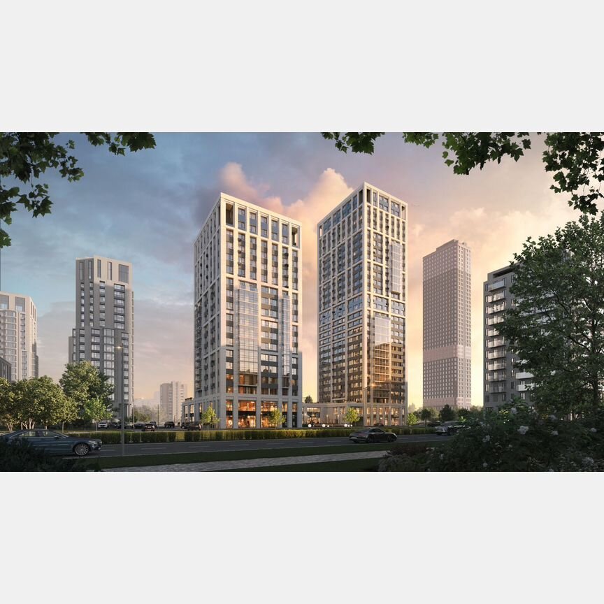 3-к. квартира, 76,7 м², 11/29 эт.