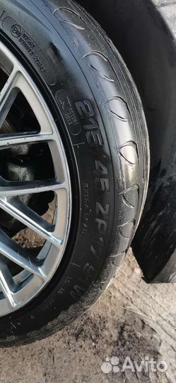 Литье диски r17 4x100 с резиной