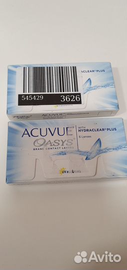 Линзы acuvue oasys - 2.75 (8,8)